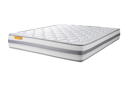 Matelas 160x200 cm Ressorts ensachés et Mémoire de forme - Memo Spring