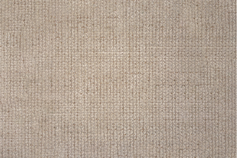 Lit 2x100x200 cm avec Tête de lit à lignes - Tissu Toile natté