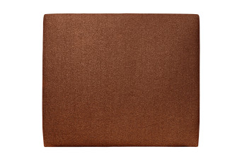 Tête de lit 140 cm Tapissée - Tissu Bouclette Terracotta
