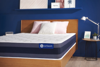 Matelas 80x190 cm Ressorts ensachés et Mémoire de forme - Actiflex Morpho