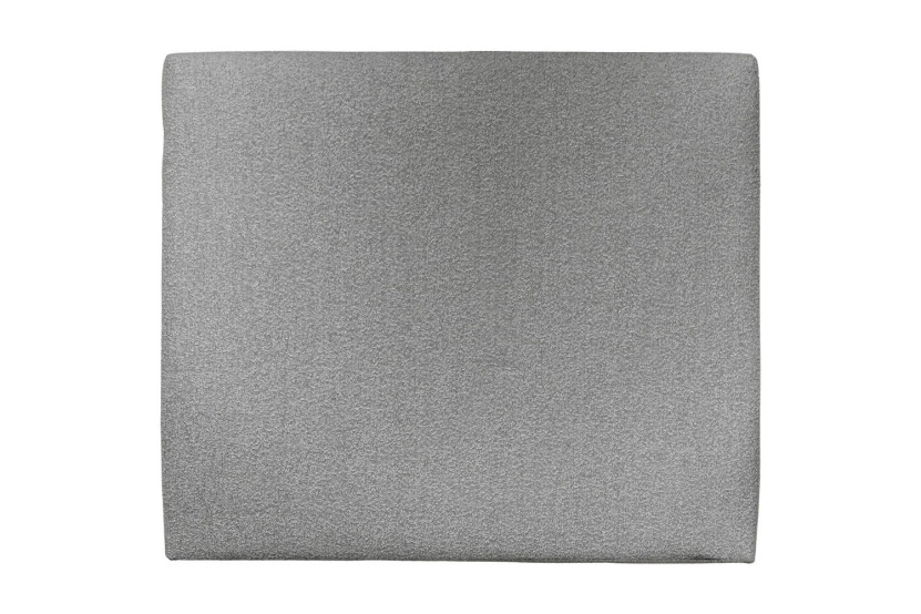 Tête de lit 200 cm Tapissée - Tissu Bouclette Gris