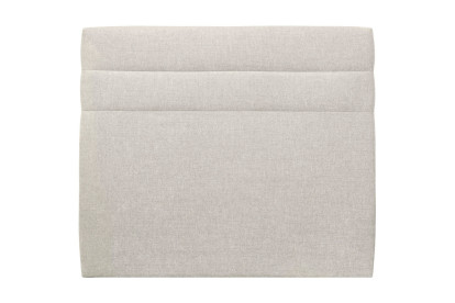 Tête de lit 180 cm Lignes - Tissu Toile Natté Beige Clair