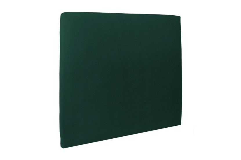 Lit coffre 140x200 cm avec Tête de lit tapissée - Tissu Velours