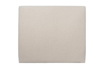Tête de lit 180 cm Tapissée - Tissu Bouclette Beige Clair