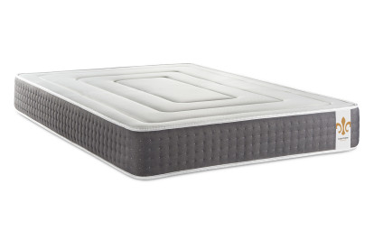 Ensemble Matelas Sommier 160x200 cm - Sommier Blanc (déjà monté) - Vingt-Six