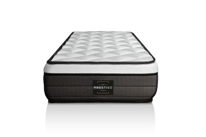 Ensemble Matelas Sommier 120x190 cm - Sommier Noir (en kit) - Suite