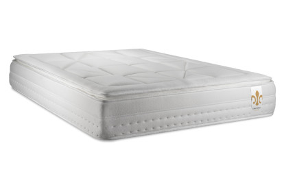 Pack lit complet 140x190 cm - Matelas + Sommier Blanc + 2 oreillers + Couette - Vingt-Huit PLUS