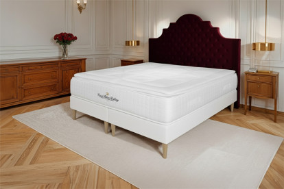 Matelas 140x190 cm Ressorts ensachés et Mémoire de forme - George V