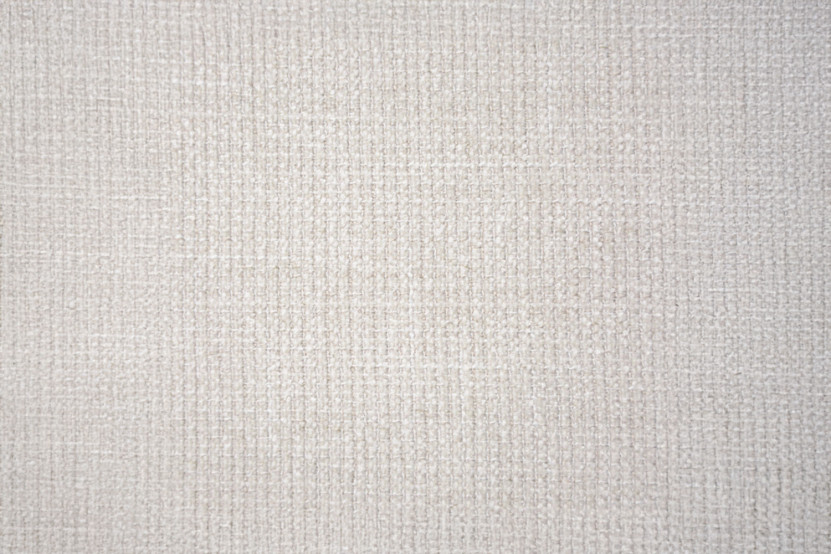 Lit 140x190 cm avec Tête de lit à lignes - Tissu Toile natté
