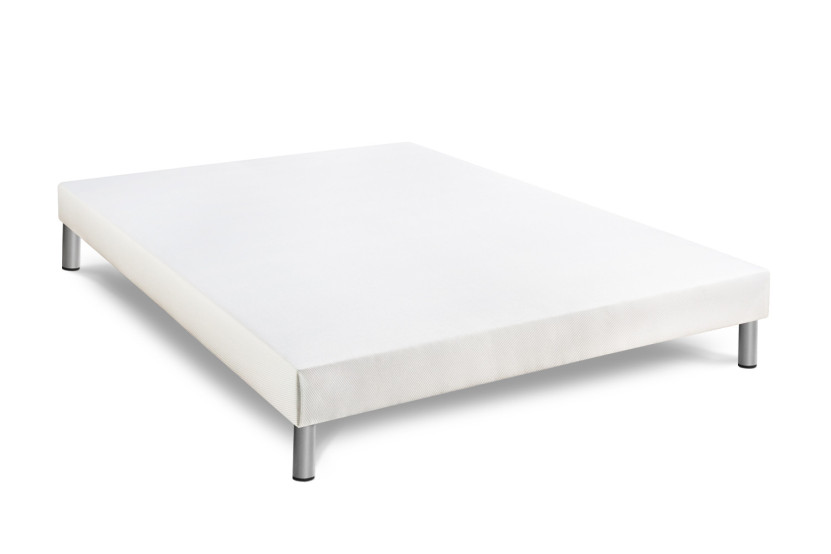 Pack lit complet 160x200 cm - Matelas + Sommier Blanc + 2 oreillers + Couette - Bodyone