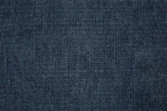 Lit 140x200 cm - Sommier à lattes H29 cm + tête de lit tapissée - Tissu Toile natté Bleu Océan