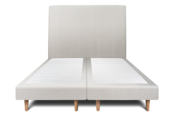 Lit 2x100x200 cm avec Tête de lit tapissée - Tissu Velours Lit 2x100x200 cm avec Tête de lit tapissée - Tissu Velours
