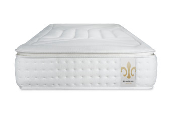 Ensemble Matelas Sommier 90x190 cm - Sommier Gris (en kit) - Vingt-Quatre PLUS