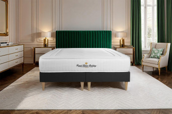 Ensemble Matelas Sommier 200x200 cm - 2 Sommiers Noir - Lancaster Ensemble Matelas Sommier 200x200 cm - 2 Sommiers Noir - Lancaster