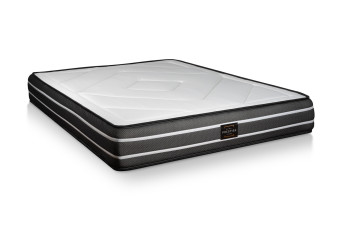 Matelas 140x190 cm Ressorts ensachés et Mémoire de forme - Exclusive