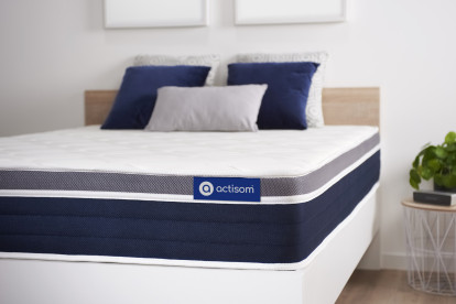 Matelas 120x200 cm Latex et mémoire de forme - Actilatex Confort