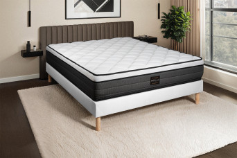 Matelas 180x200 cm Ressorts ensachés et Mémoire de forme - Suite Matelas 180x200 cm Ressorts ensachés et Mémoire de forme - Suite