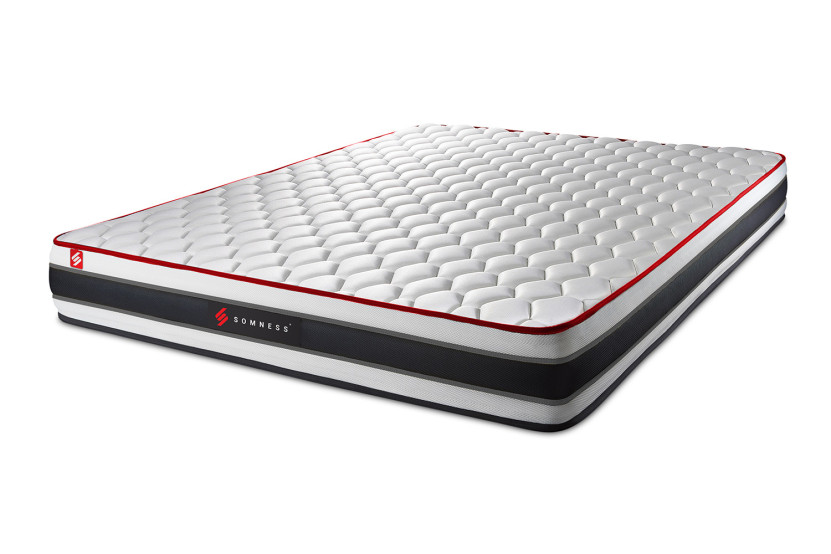 Matelas 200x200 cm Ressorts ensachés et Mémoire de forme - Energy