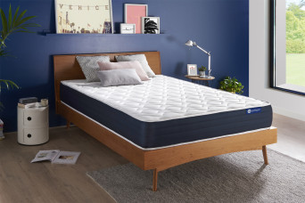 Matelas 140x200 cm Ressorts ensachés et Mémoire de forme - Actiflex Sleep