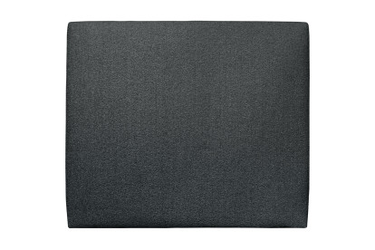 Tête de lit 160 cm Tapissée - Tissu Bouclette Noir