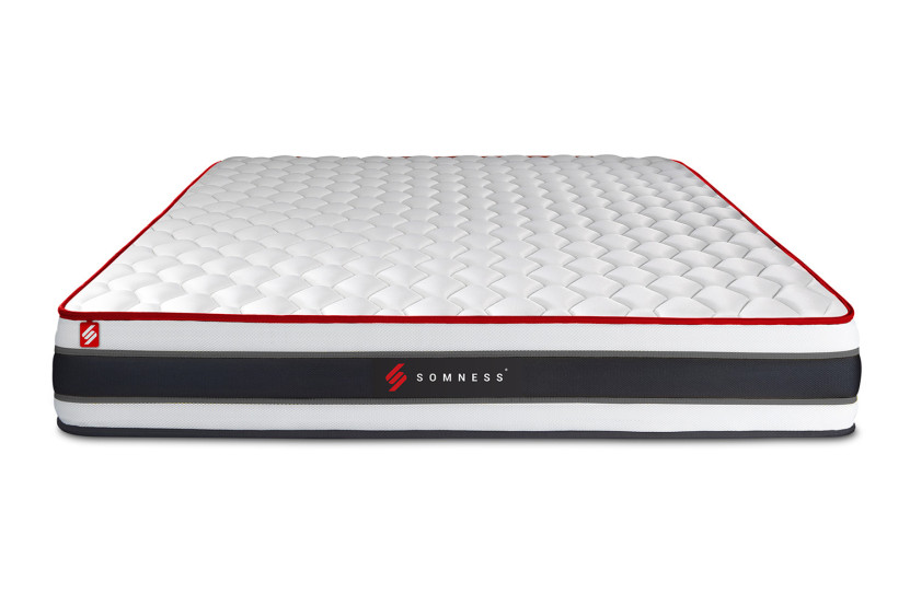 Matelas 200x200 cm Ressorts ensachés et Mémoire de forme - Energy