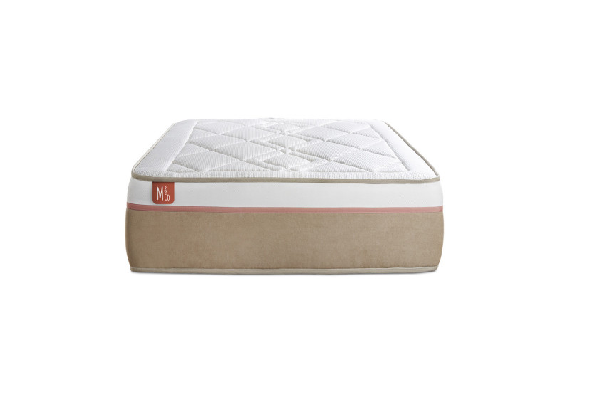 Matelas 90x200 cm Ressorts ensachés et Mémoire de forme - Le Soyeux