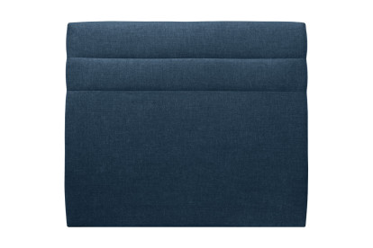 Tête de lit 140 cm Lignes - Tissu Toile Natté Bleu Ocean