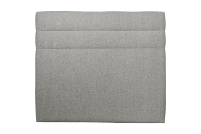 Tête de lit 160 cm Lignes - Tissu Bouclette Gris