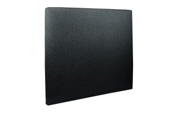 Tête de lit 160 cm Tapissée - Tissu Bouclette Noir