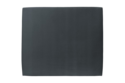 Tête de lit 140 cm Tapissée - Tissu Velours Gris Anthracite