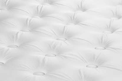Ensemble Matelas Sommier 140x190 cm - Sommier Blanc (déjà monté) - Buckingham