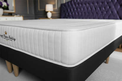 Ensemble Matelas Sommier 180x190 cm - Sommier Blanc (en kit) - Nottingham