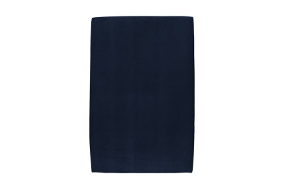 Lit 90x190 cm - Sommier tapissier H35 cm + tête de lit tapissée - Tissu Velours Bleu Océan