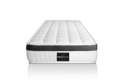Ensemble Matelas Sommier 80x190 cm - Sommier Blanc (en kit) - Supérieur