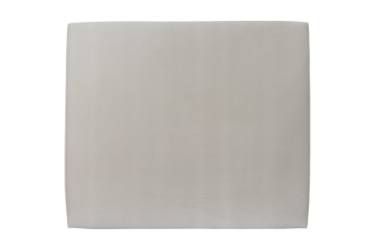 Tête de lit 160 cm Tapissée - Tissu Velours Gris Clair