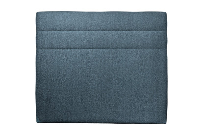 Tête de lit 150 cm Lignes - Tissu Bouclette Bleu