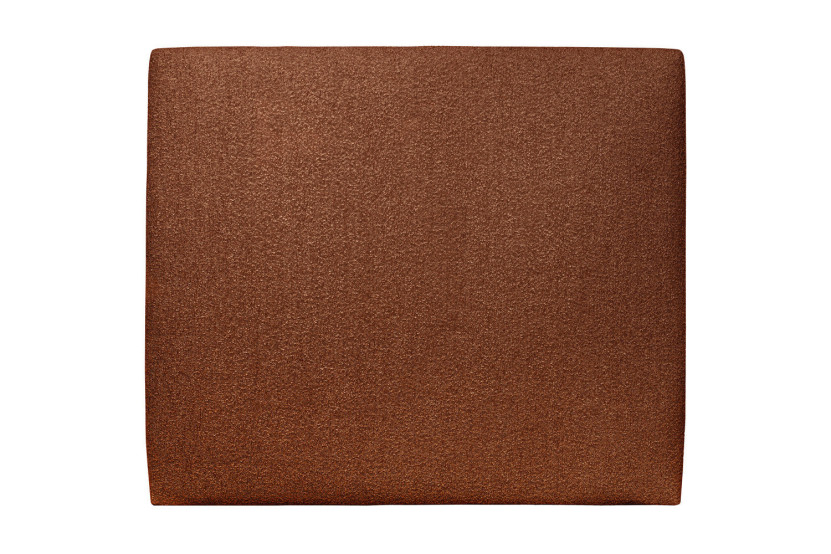 Tête de lit 135 cm Tapissée - Tissu Bouclette Terracotta