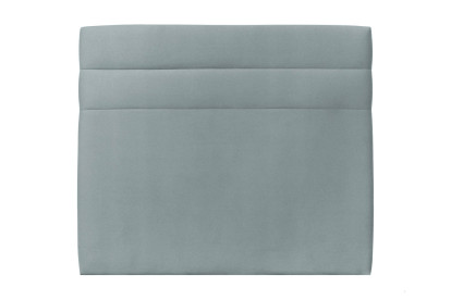 Tête de lit 200 cm Lignes - Tissu Velours Gris Bleute