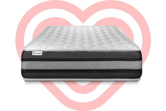 Matelas 120x200 cm Ressorts ensachés et Mémoire de forme - Vitalspring Zen