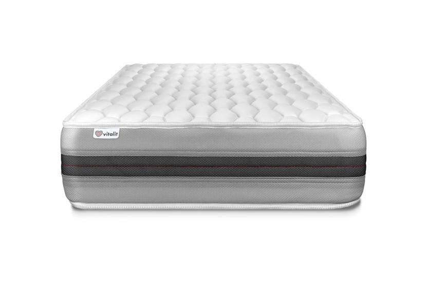Matelas 120x190 cm Ressorts ensachés et Mémoire de forme - Vitalspring Recover