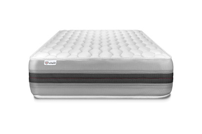Matelas 100x210 cm Ressorts ensachés et Mémoire de forme - Vitalspring Recover