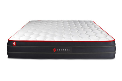 Matelas 140x190 cm Ressorts ensachés et Mémoire de forme - Boost