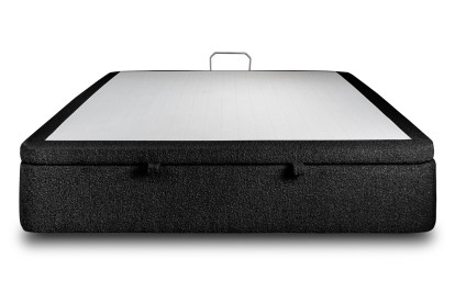 Sommier Coffre 160x200 cm - Bouclette - Noir