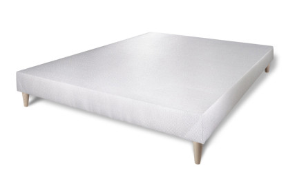 Pack lit complet 180x200 cm - Matelas + Sommier Blanc + 2 oreillers + Couette - Balmoral
