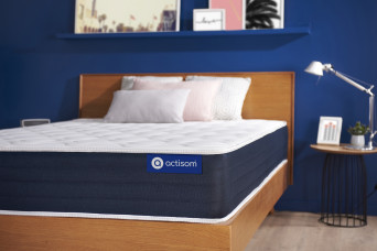 Matelas 90x200 cm Ressorts ensachés et Mémoire de forme - Actiflex Sleep