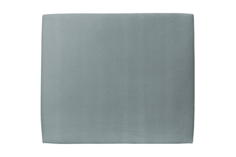Tête de lit 135 cm Tapissée - Tissu Velours Gris Bleute