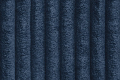 Canapé 3 places - 2 modules convertibles : Canapé 2 places + Fauteuil - Velours côtelé XL Bleu