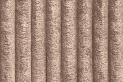 Méridienne convertible et modulable - Velours côtelé XL Marron