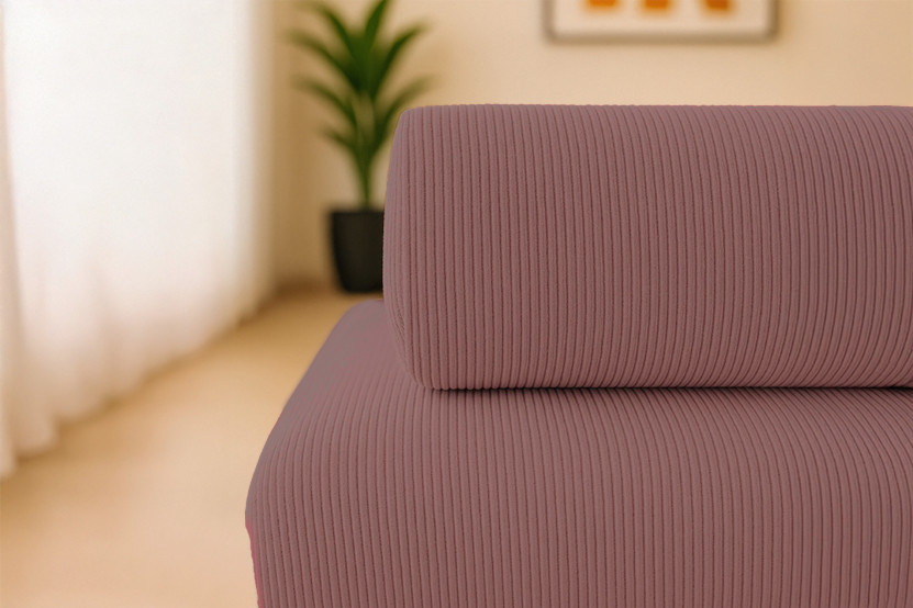 Fauteuil convertible et modulable - Velours côtelé - Rose