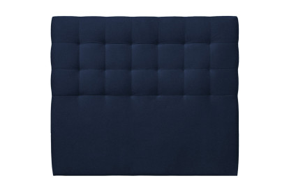 Tête de lit 140 cm Capitonnée - Tissu Velours Bleu Ocean